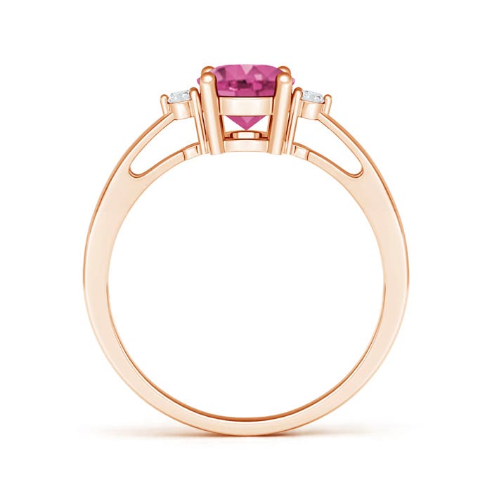 AAAA - Pink Sapphire / 1.51 CT / 14 KT Rose Gold