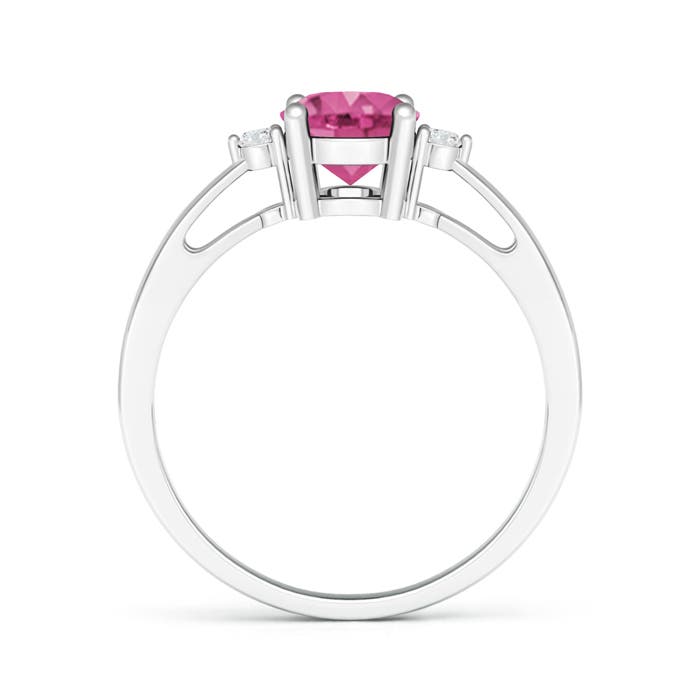 AAAA - Pink Sapphire / 1.51 CT / 14 KT White Gold