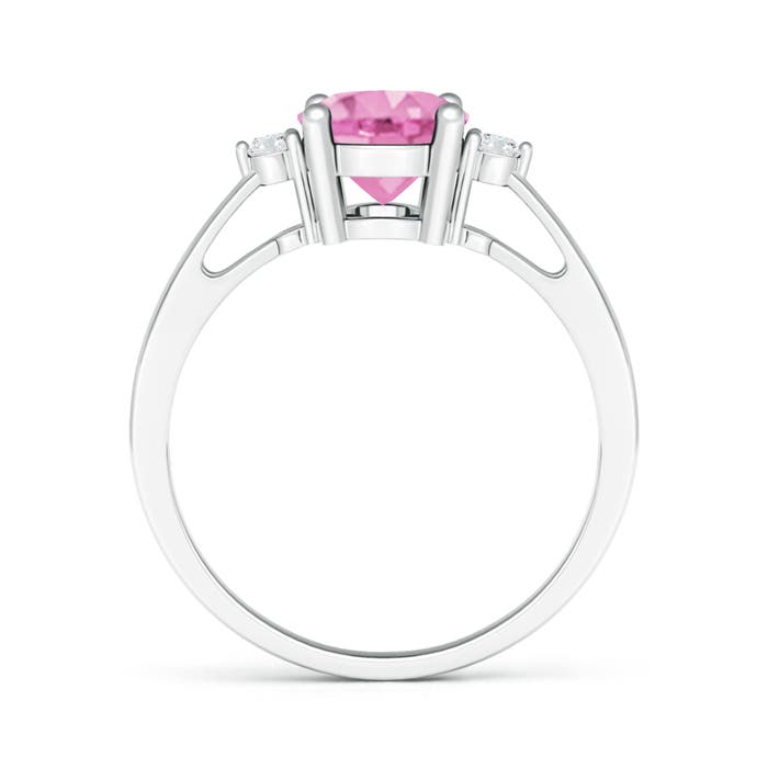 A - Pink Sapphire / 1.97 CT / 14 KT White Gold