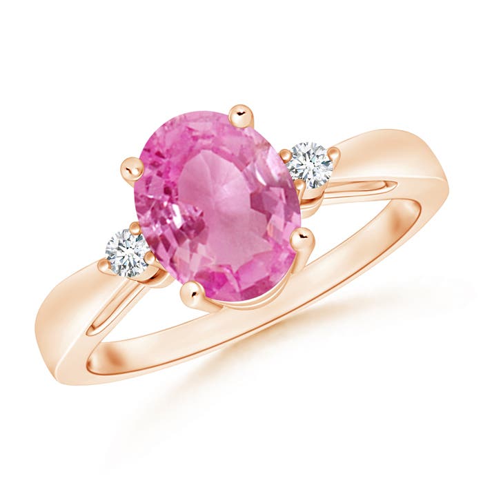 AA - Pink Sapphire / 1.97 CT / 14 KT Rose Gold