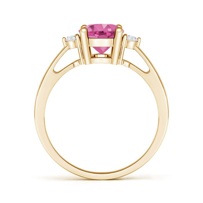 AAA - Pink Sapphire / 1.97 CT / 14 KT Yellow Gold