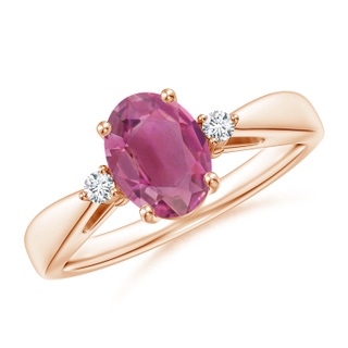 Oval AAA Pink Tourmaline