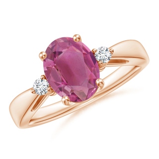 Oval AAA Pink Tourmaline