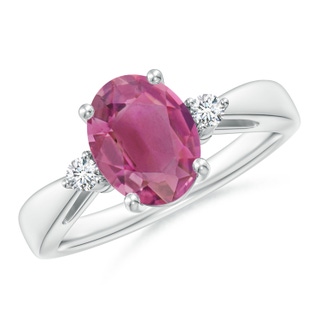 Oval AAA Pink Tourmaline