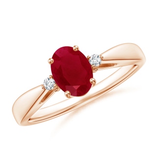 Oval AA Ruby