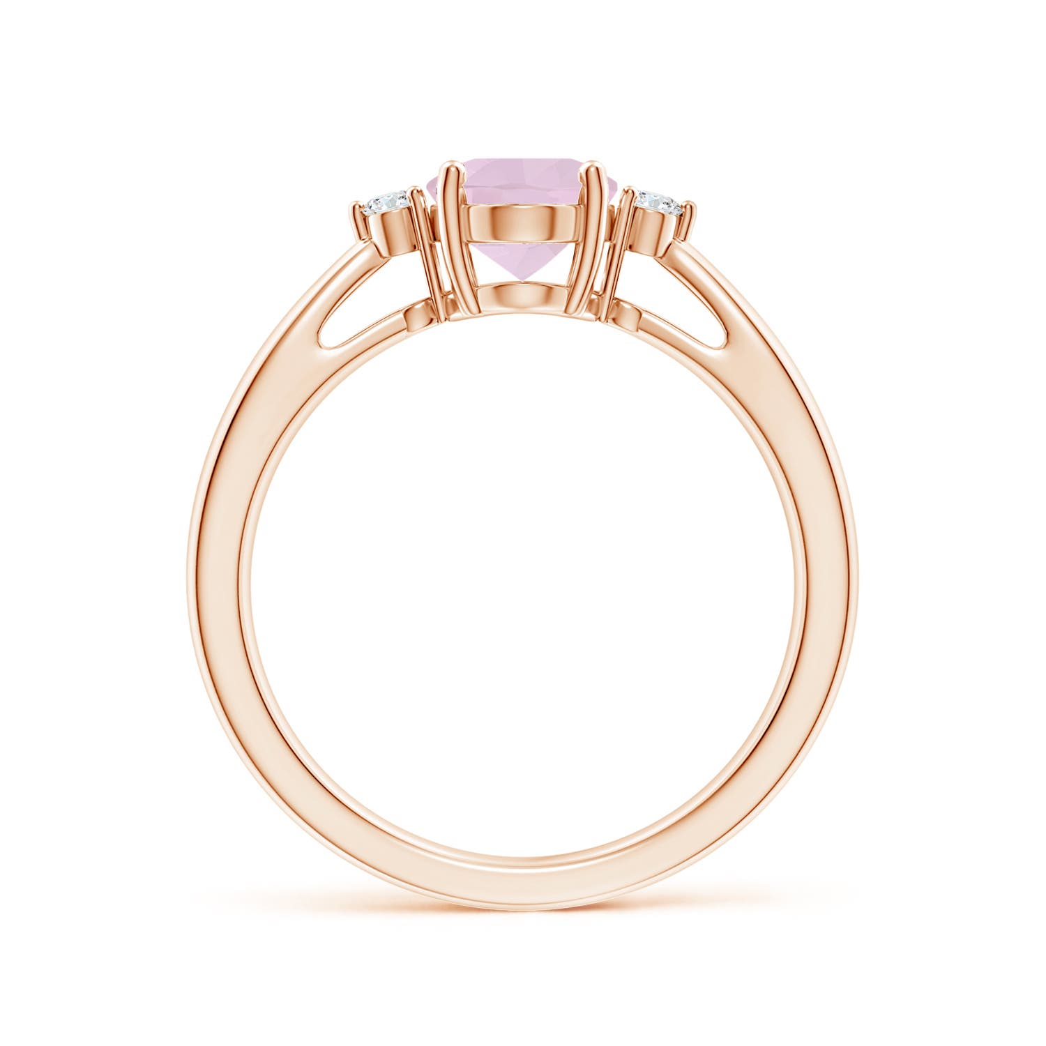 AA - Rose Quartz / 1.06 CT / 14 KT Rose Gold