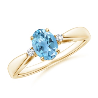 Oval A Swiss Blue Topaz