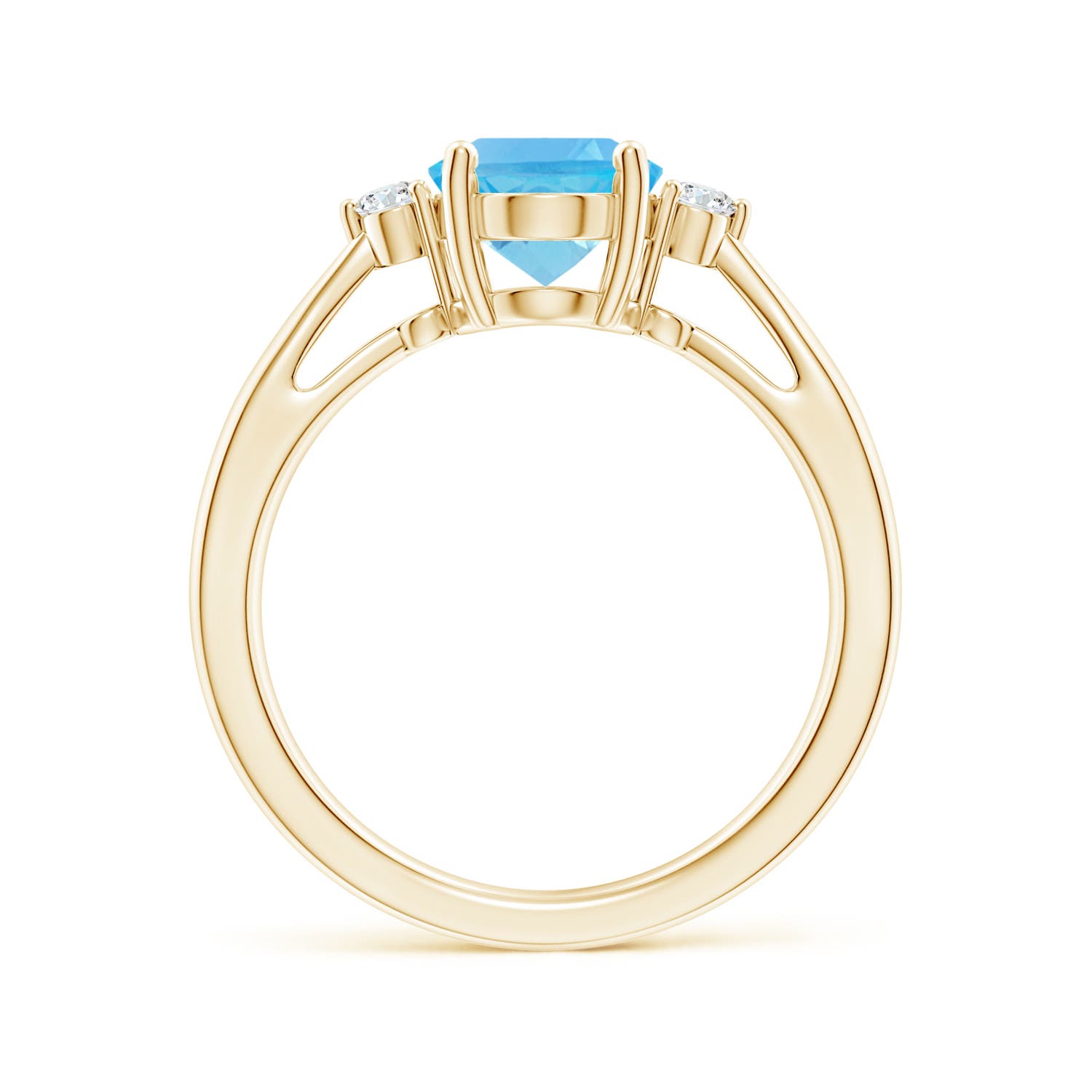 AA - Swiss Blue Topaz / 2.32 CT / 14 KT Yellow Gold