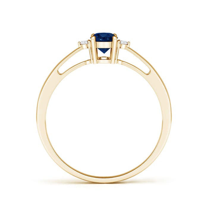 AA - Blue Sapphire / 0.63 CT / 14 KT Yellow Gold