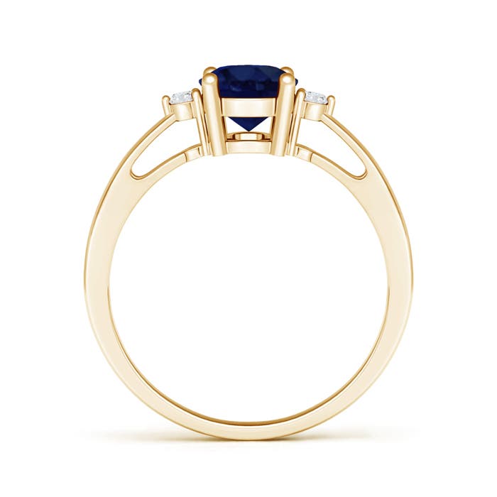 A - Blue Sapphire / 1.61 CT / 14 KT Yellow Gold