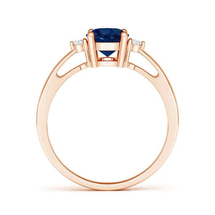 AA - Blue Sapphire / 1.61 CT / 14 KT Rose Gold