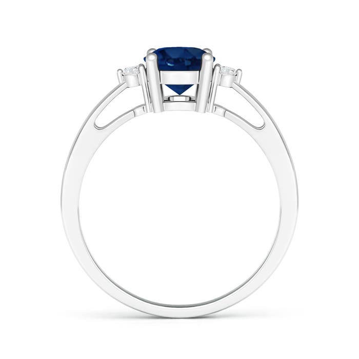 AA - Blue Sapphire / 1.61 CT / 14 KT White Gold