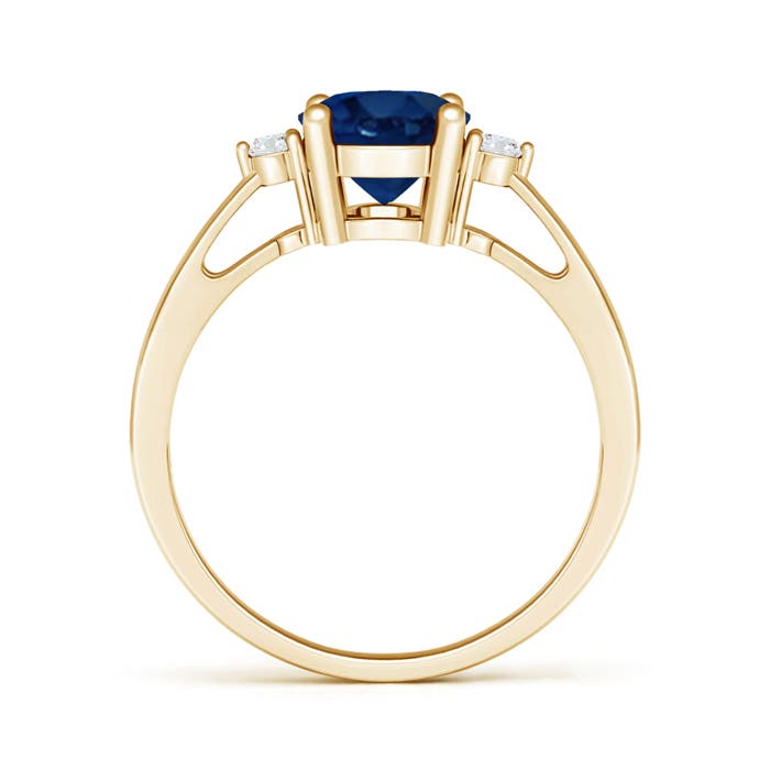 AA - Blue Sapphire / 2.07 CT / 14 KT Yellow Gold