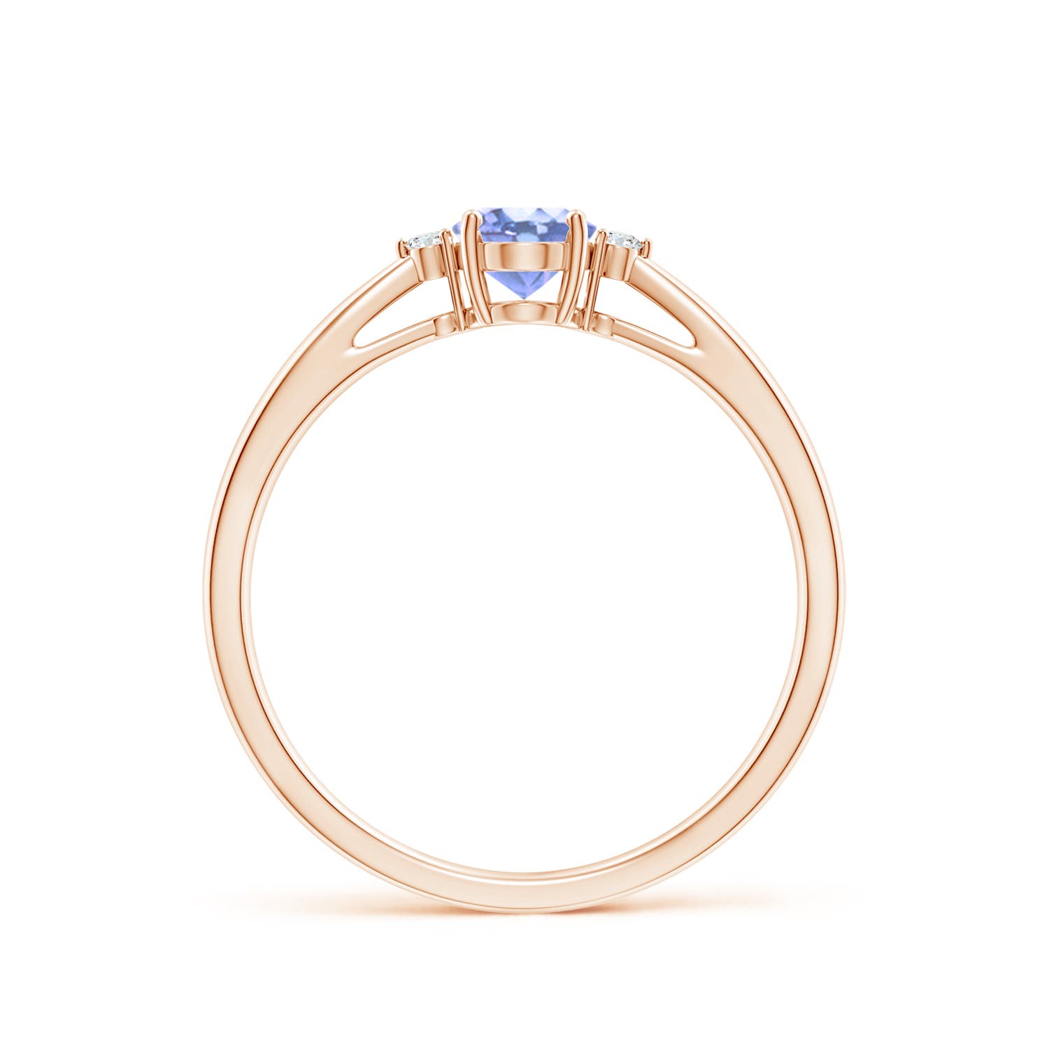 A - Tanzanite / 0.48 CT / 14 KT Rose Gold