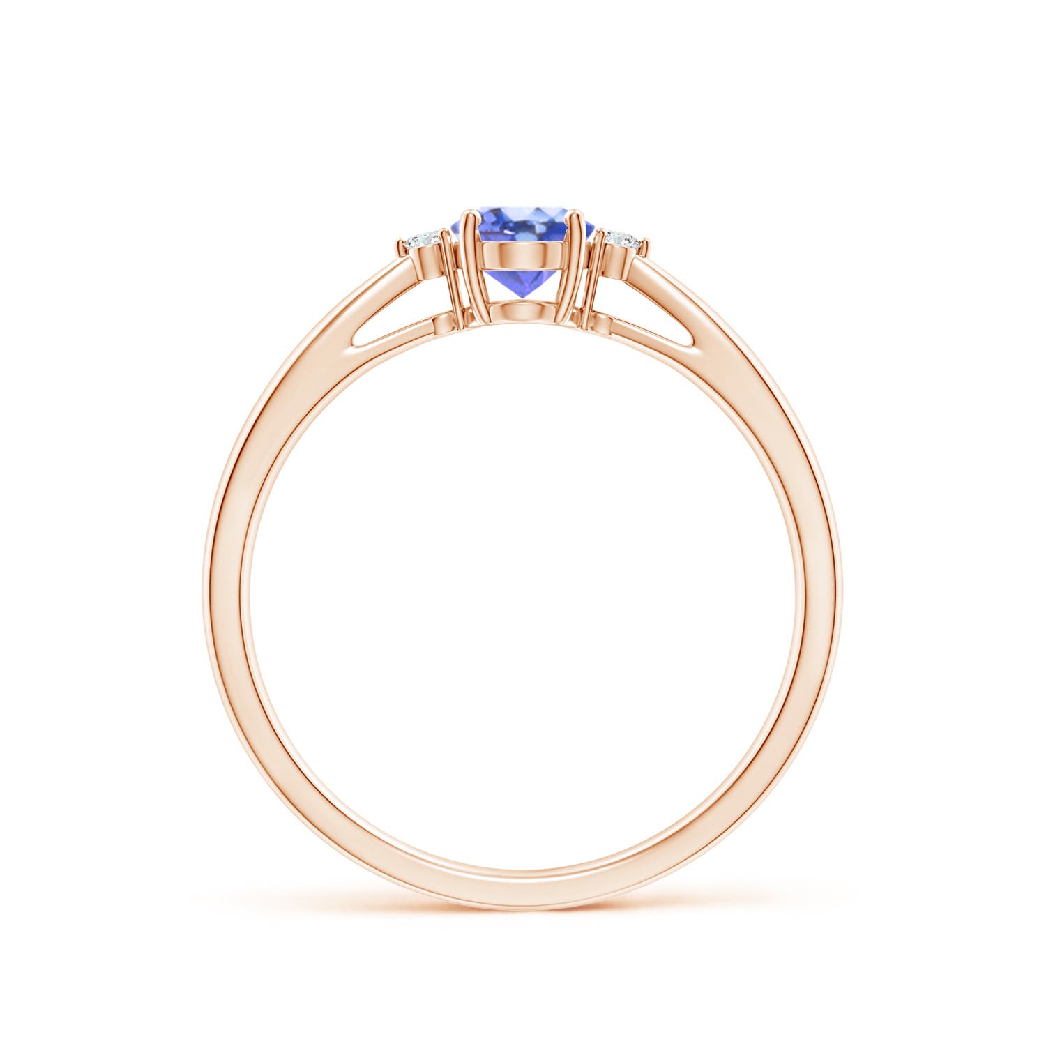 AA - Tanzanite / 0.48 CT / 14 KT Rose Gold