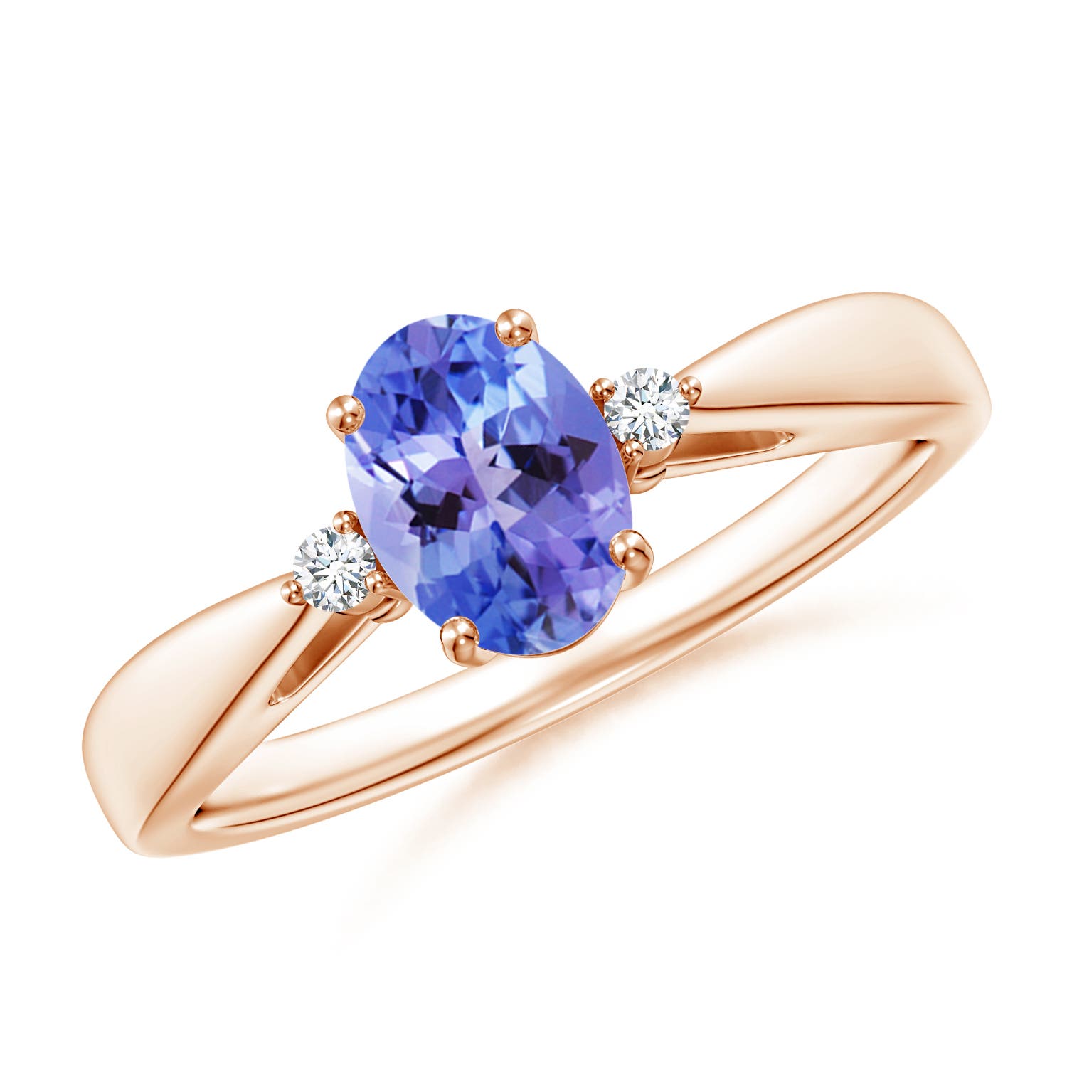 AA - Tanzanite / 0.84 CT / 14 KT Rose Gold