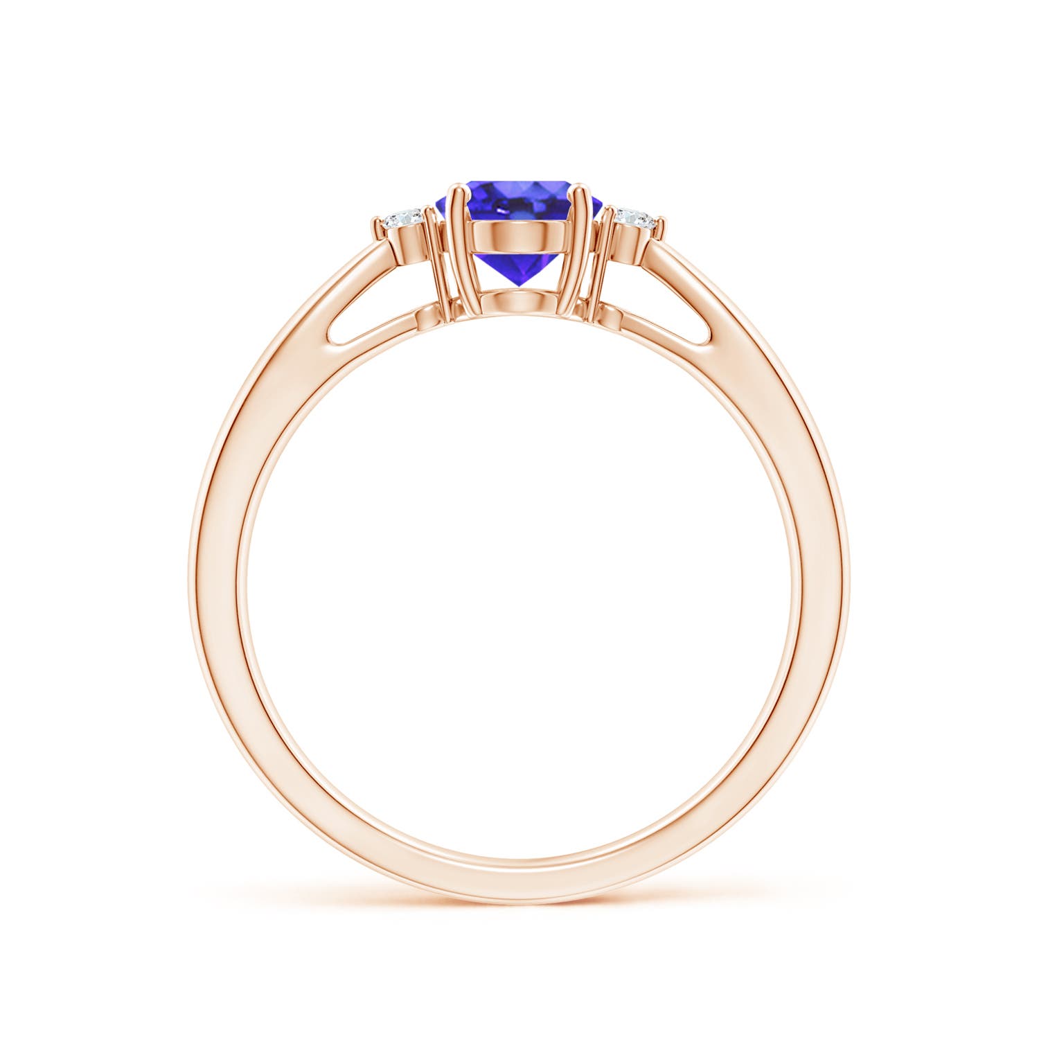 AA - Tanzanite / 0.84 CT / 14 KT Rose Gold