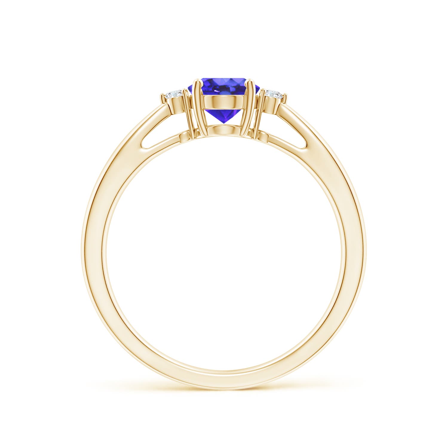 AA - Tanzanite / 0.84 CT / 14 KT Yellow Gold