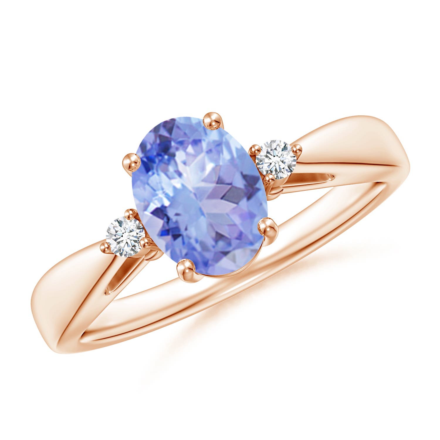 A - Tanzanite / 1.31 CT / 14 KT Rose Gold