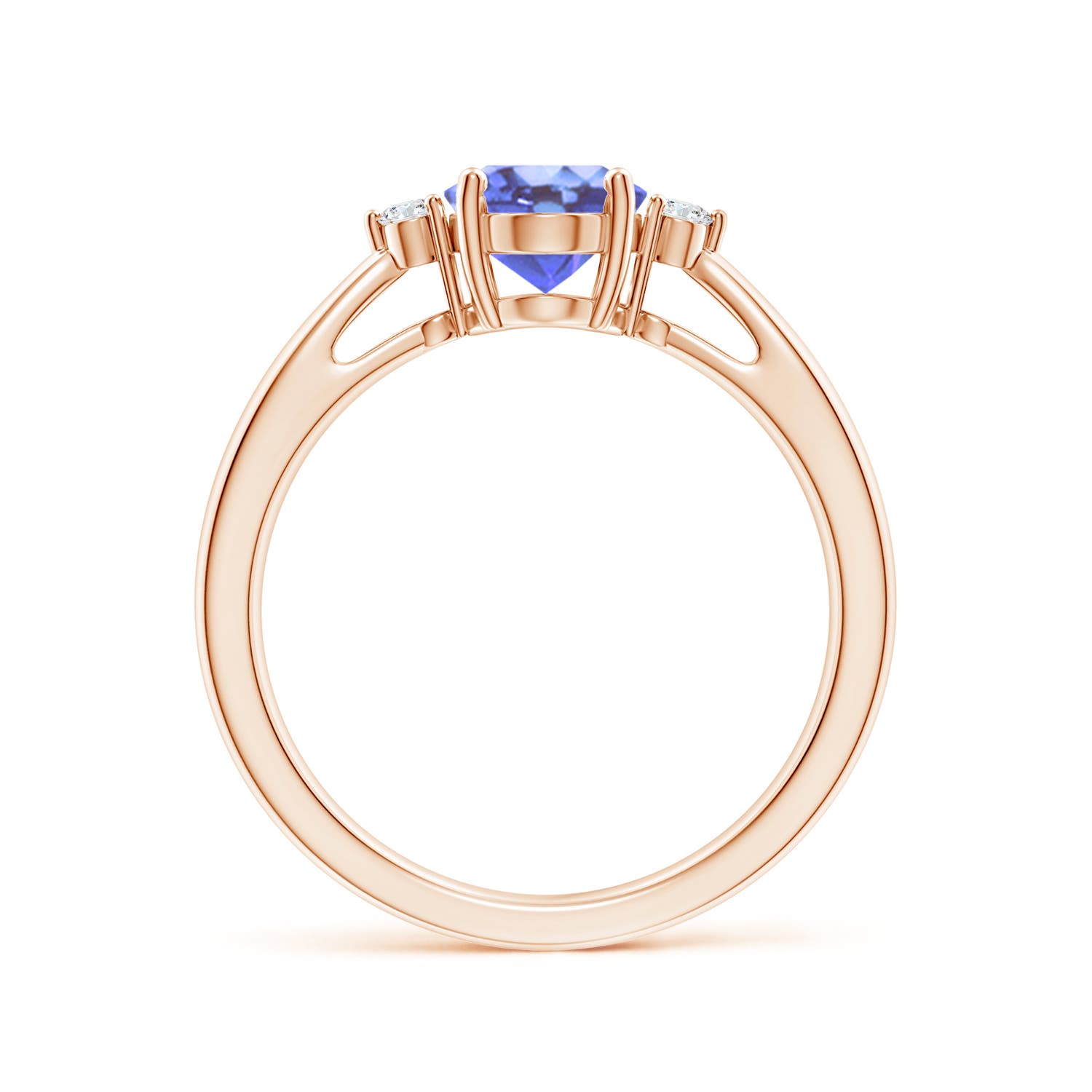 A - Tanzanite / 1.31 CT / 14 KT Rose Gold