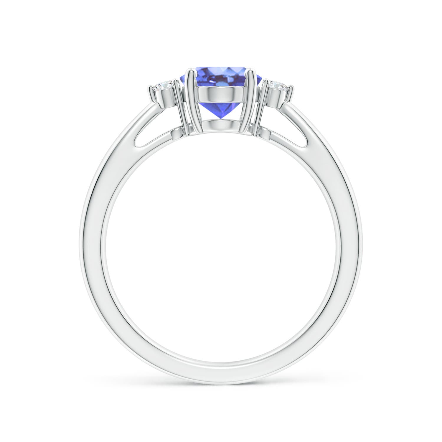 A - Tanzanite / 1.31 CT / 14 KT White Gold