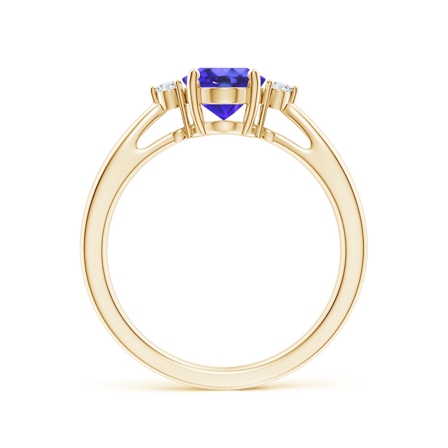 AA - Tanzanite / 1.31 CT / 14 KT Yellow Gold