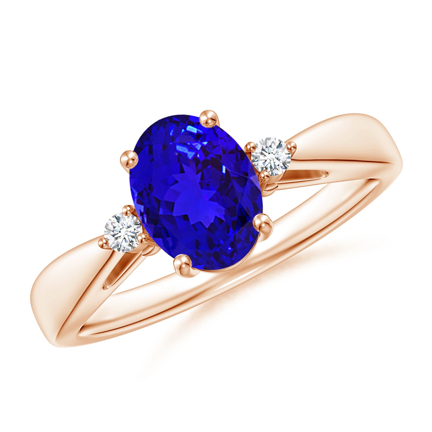 AAAA - Tanzanite / 1.31 CT / 14 KT Rose Gold