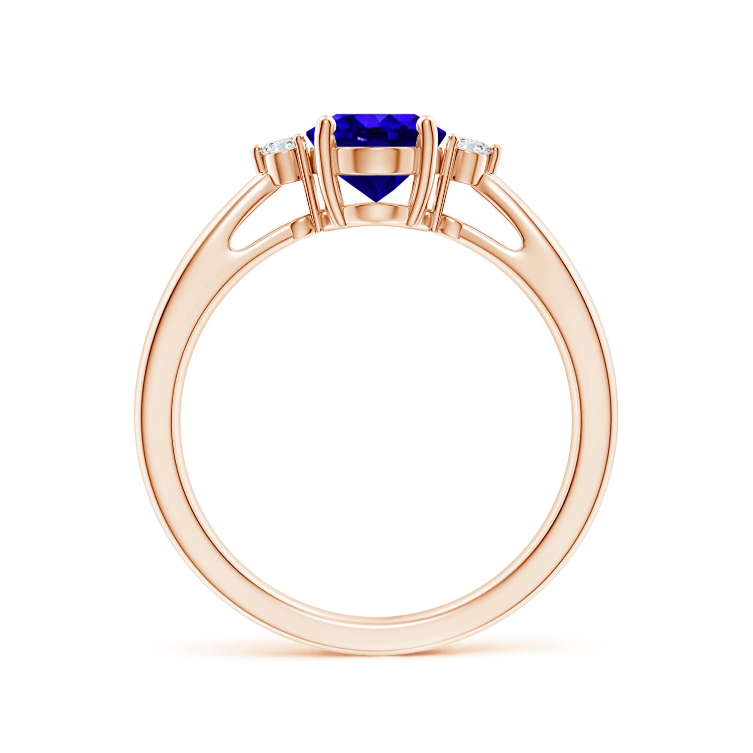 AAAA - Tanzanite / 1.31 CT / 14 KT Rose Gold