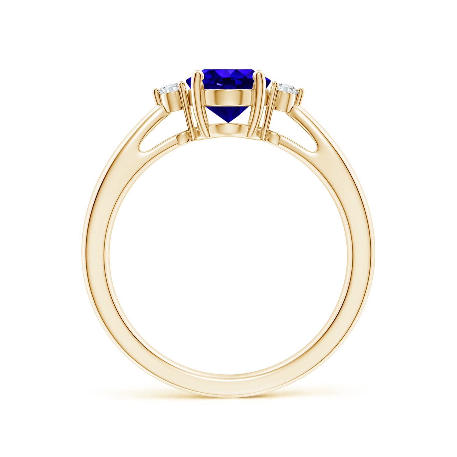 AAAA - Tanzanite / 1.31 CT / 14 KT Yellow Gold