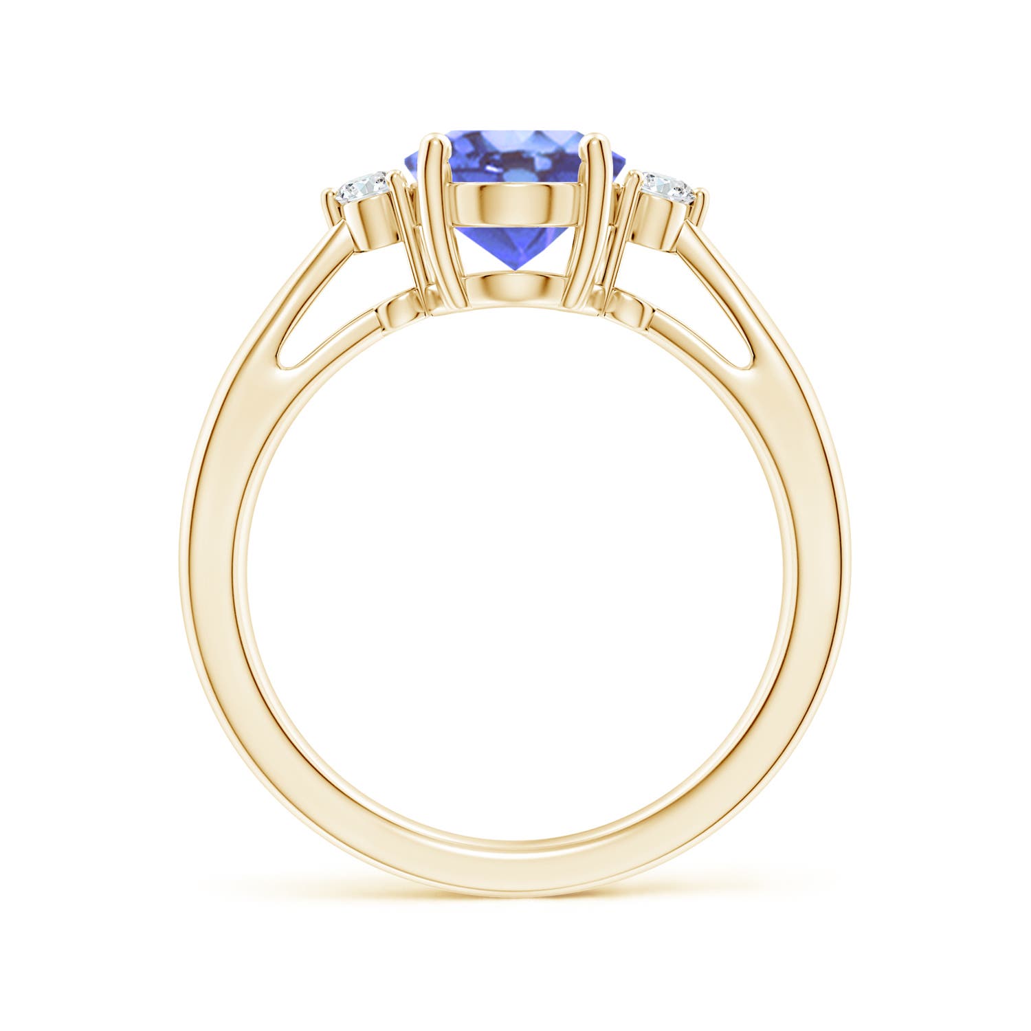 A - Tanzanite / 1.97 CT / 14 KT Yellow Gold