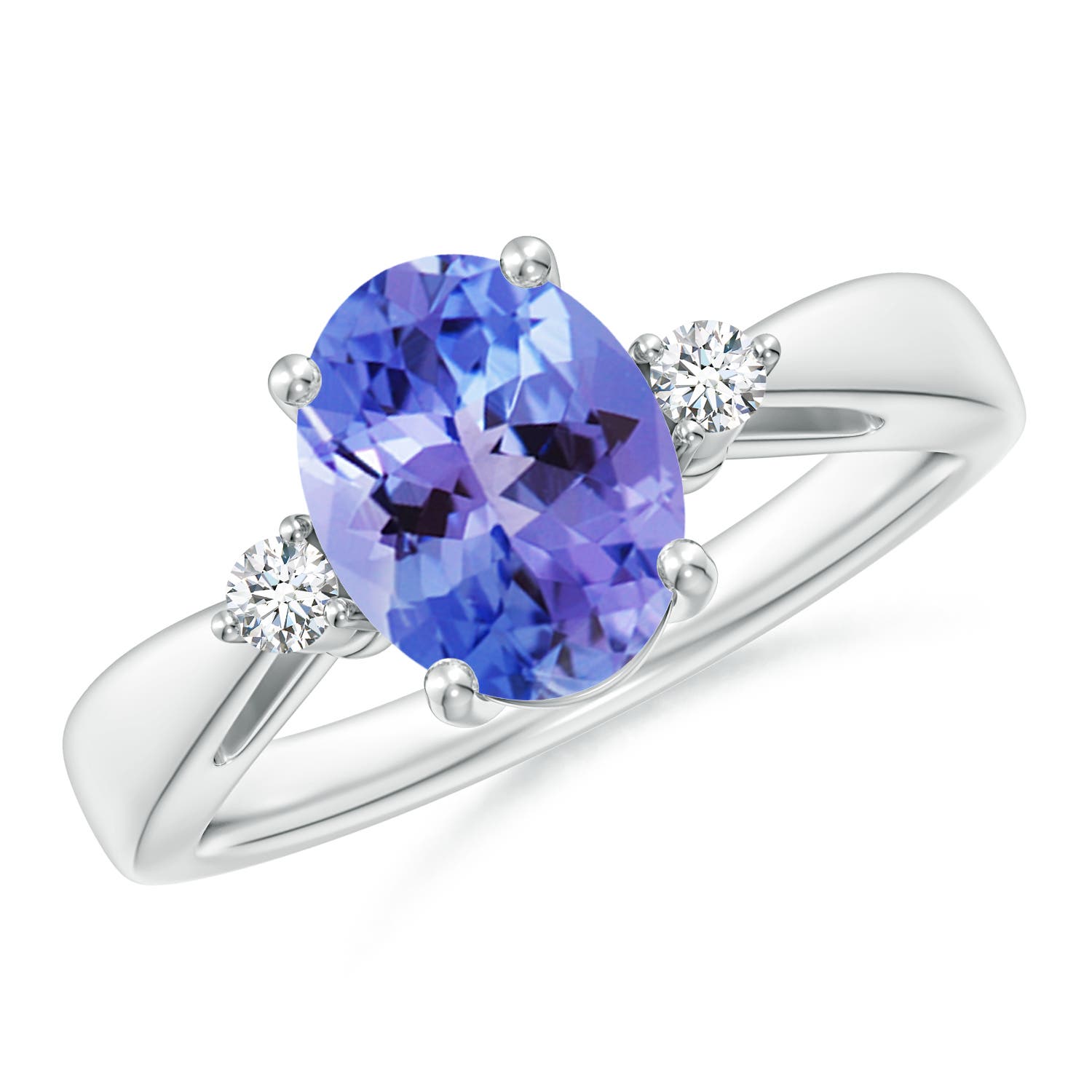 AA - Tanzanite / 1.97 CT / 14 KT White Gold