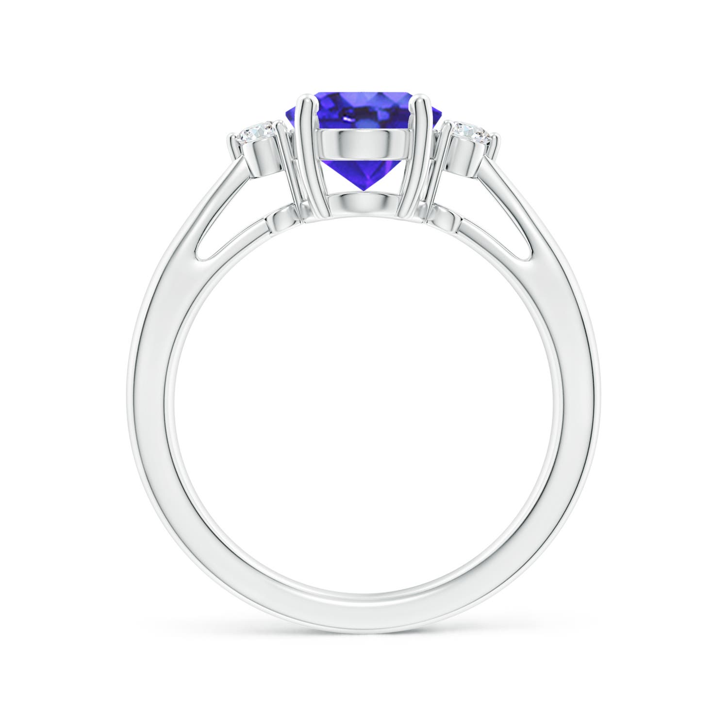 AA - Tanzanite / 1.97 CT / 14 KT White Gold