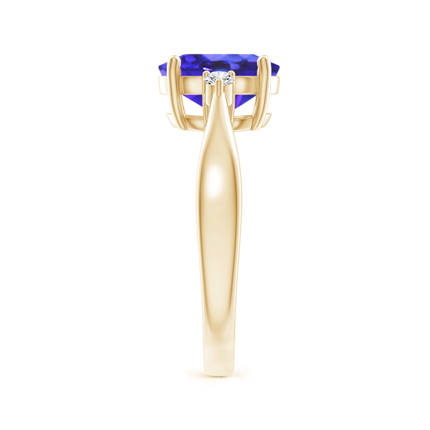 AA - Tanzanite / 1.97 CT / 14 KT Yellow Gold