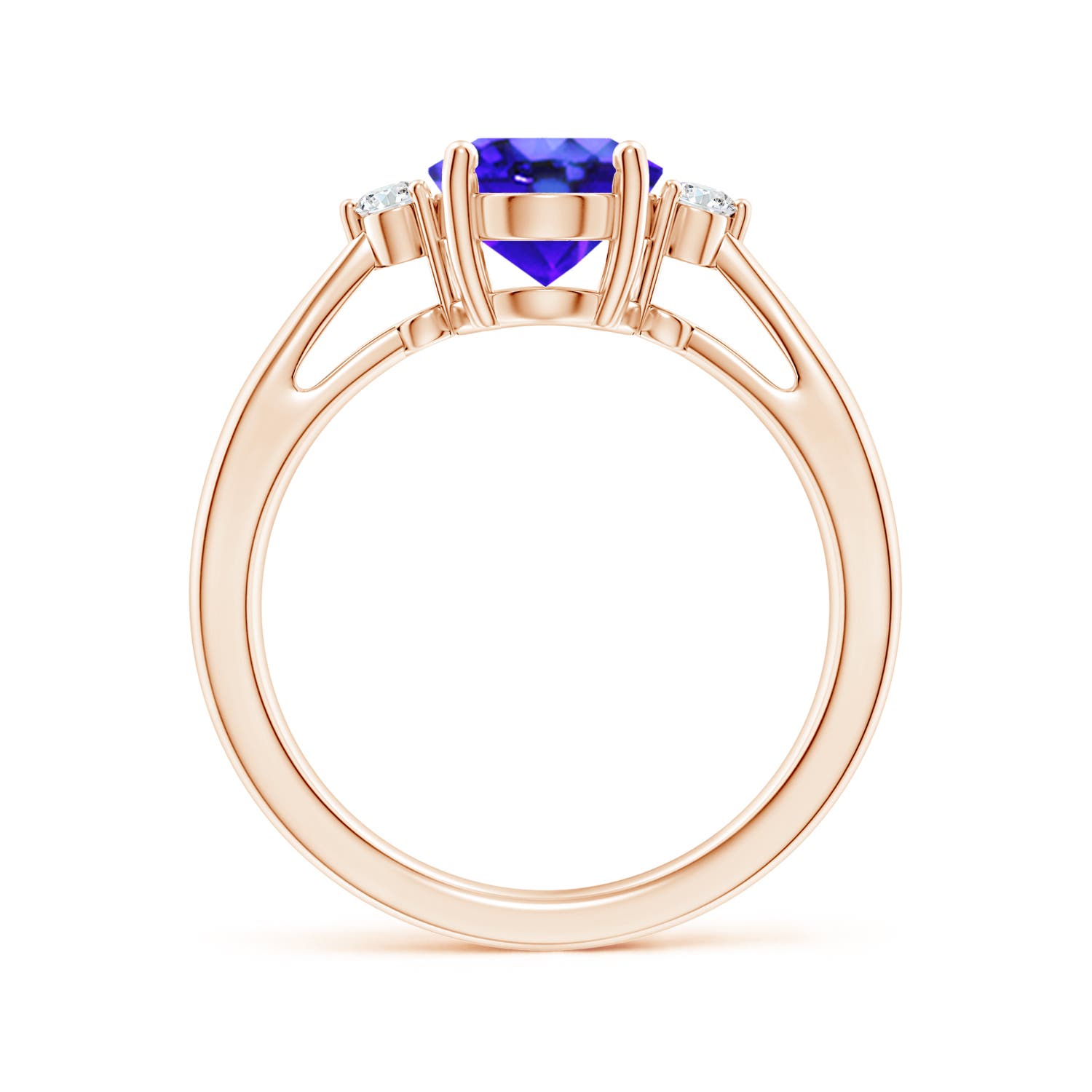 AAA - Tanzanite / 1.97 CT / 14 KT Rose Gold