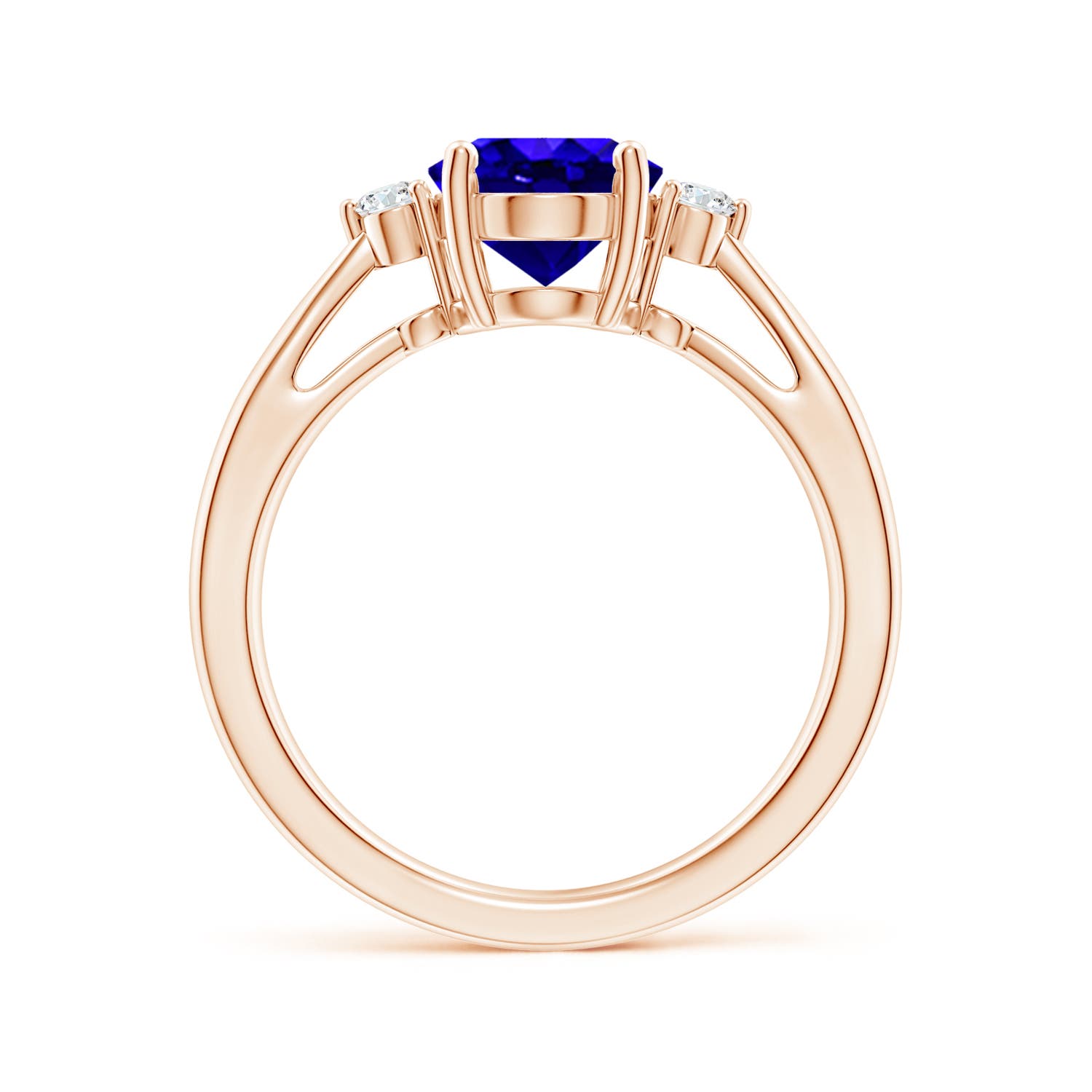 AAAA - Tanzanite / 1.97 CT / 14 KT Rose Gold