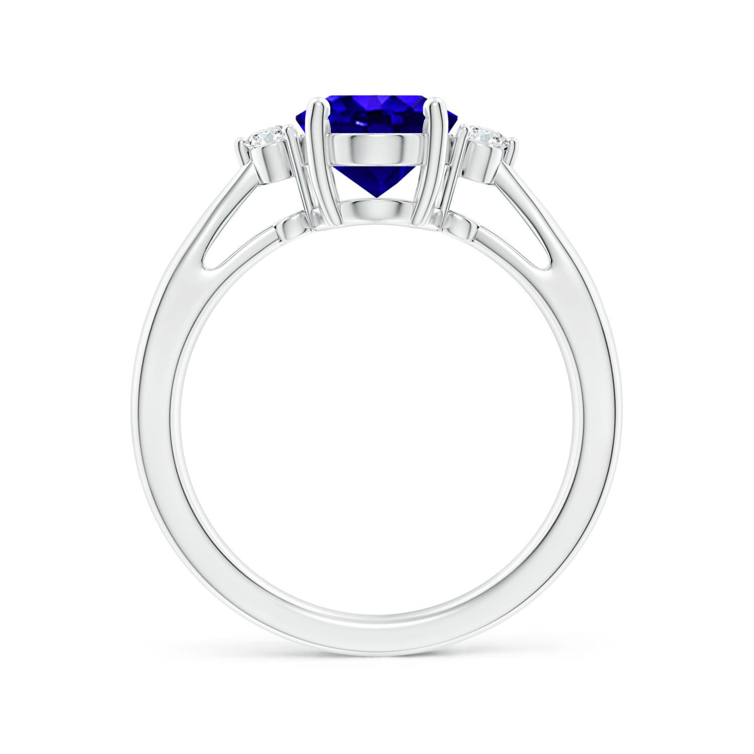 AAAA - Tanzanite / 1.97 CT / 14 KT White Gold