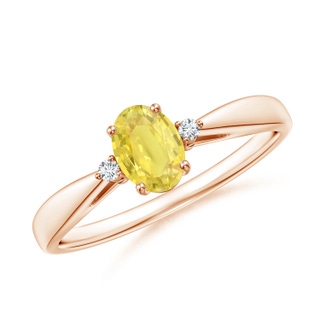 Oval A Yellow Sapphire