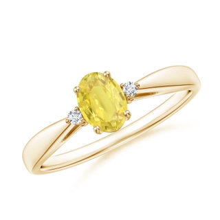 Oval A Yellow Sapphire