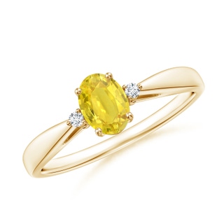 Oval AA Yellow Sapphire