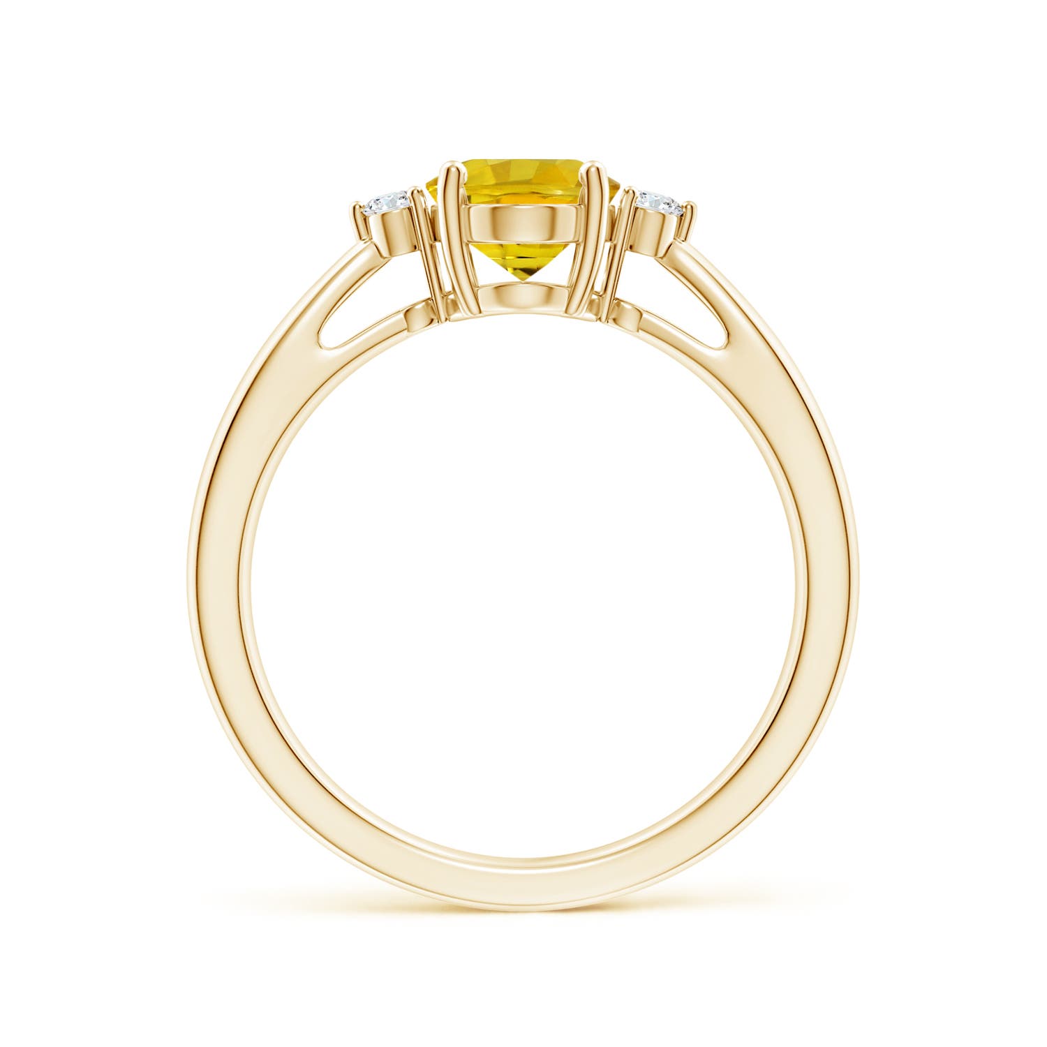 AAAA - Yellow Sapphire / 1.56 CT / 14 KT Yellow Gold