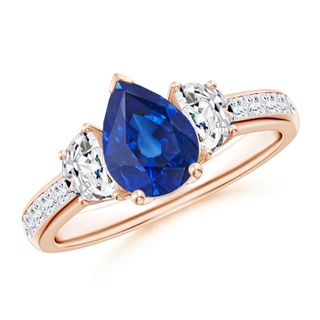 Pear AAA Blue Sapphire