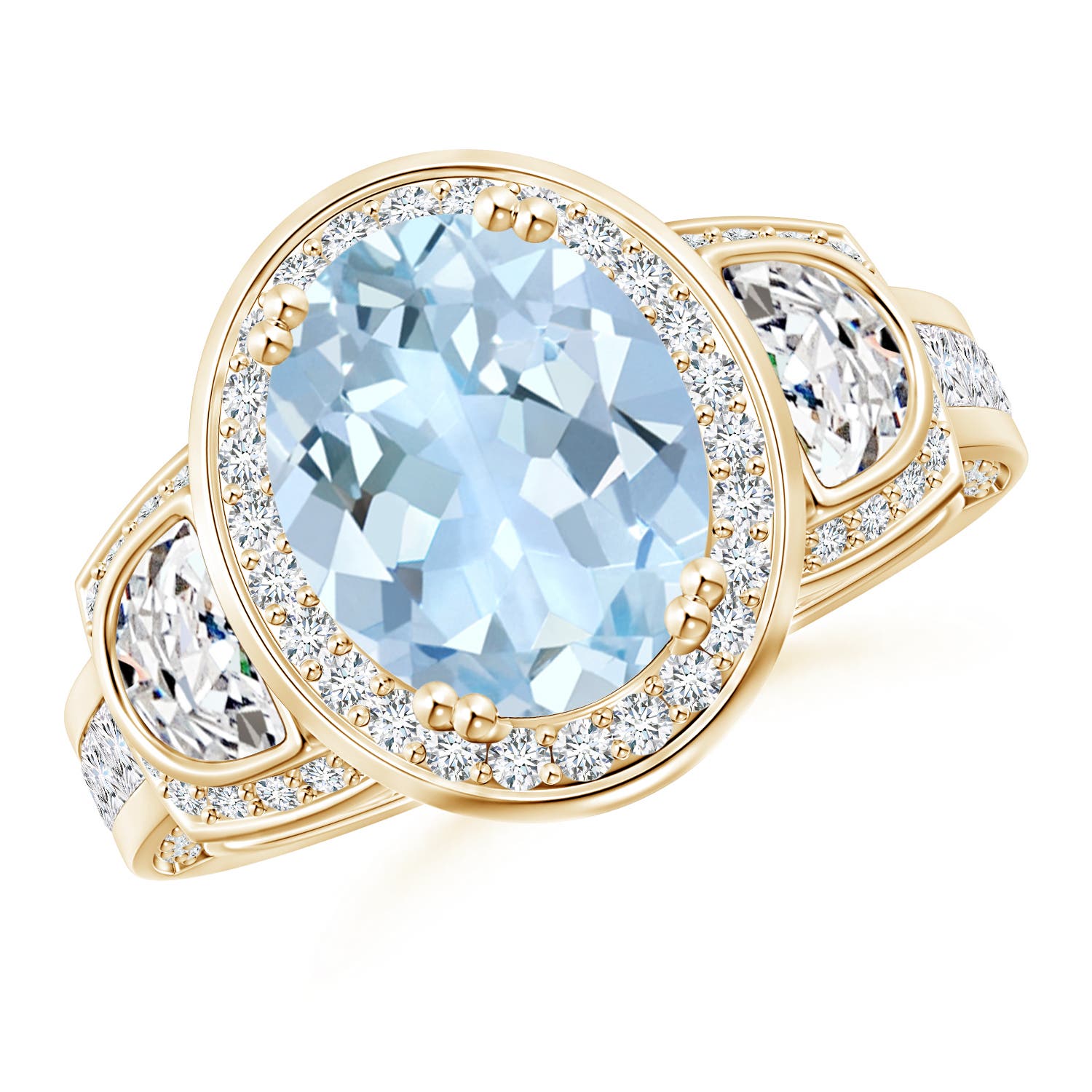 AA - Aquamarine / 3.54 CT / 14 KT Yellow Gold