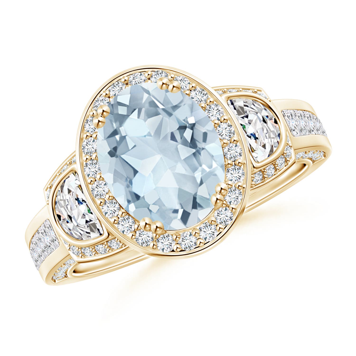 A - Aquamarine / 2.61 CT / 14 KT Yellow Gold