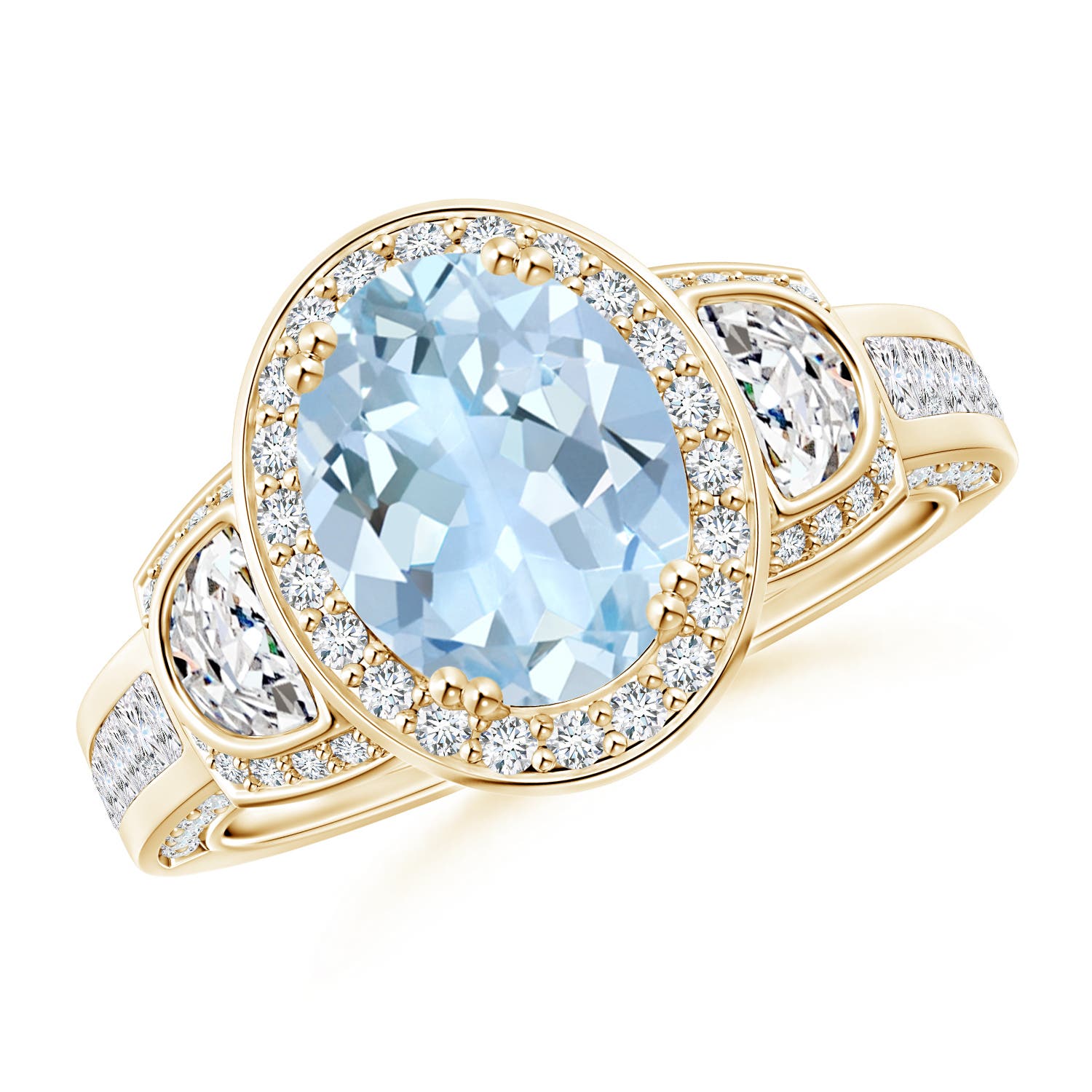 AA - Aquamarine / 2.61 CT / 14 KT Yellow Gold