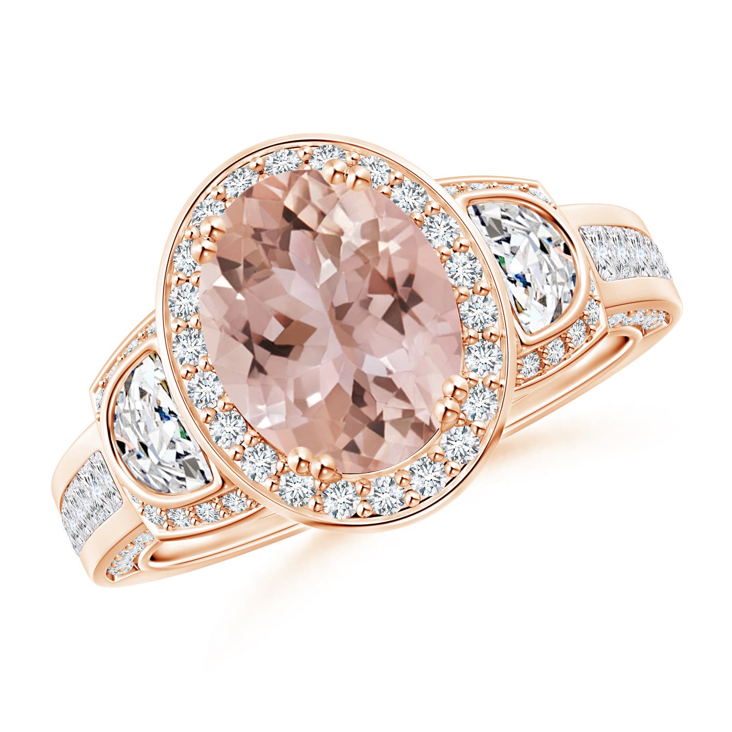 AAA - Morganite / 2.6 CT / 14 KT Rose Gold