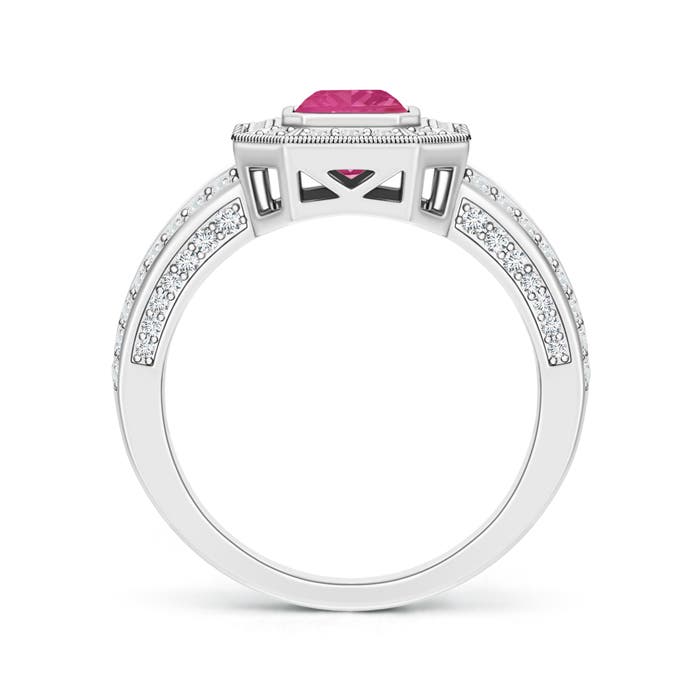 AAAA - Pink Sapphire / 1.71 CT / 14 KT White Gold