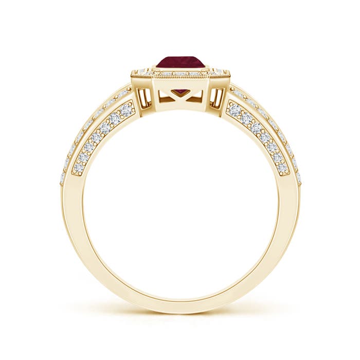 A - Ruby / 1.06 CT / 14 KT Yellow Gold