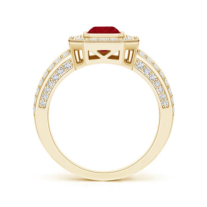 AA - Ruby / 1.56 CT / 14 KT Yellow Gold