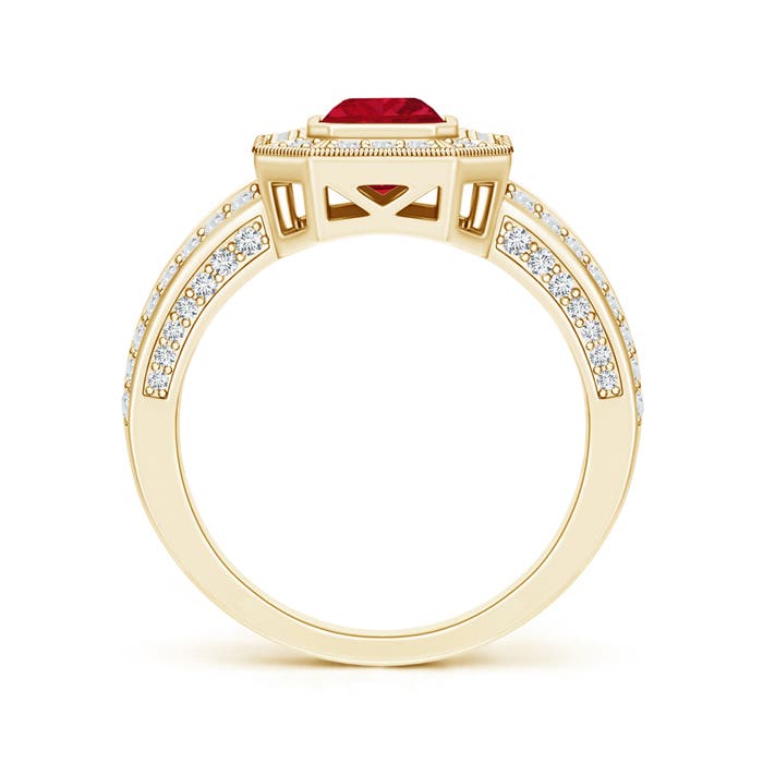 AAA - Ruby / 1.56 CT / 14 KT Yellow Gold