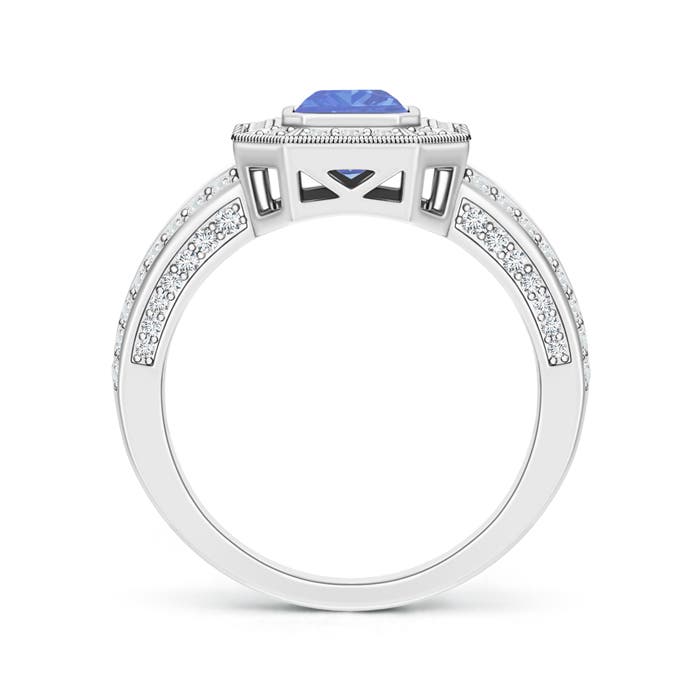 AA - Tanzanite / 1.56 CT / 14 KT White Gold